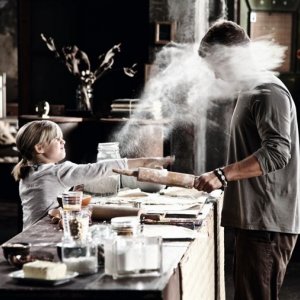 Til Schweiger con la figlia Emma nel suo film Kokowääh