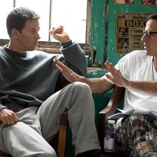 David O. Russell e Mark Wahlberg sul set di The Fighter