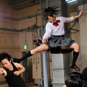 Takeda Rina in una scena di Karate Girl