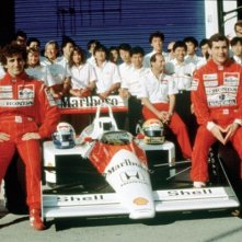 Ayrton Senna e Alain Prost in un'immagine dal film Senna