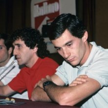 Ayrton Senna in una immagine tratta dal film Senna