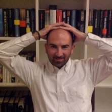 Carrisi nel suo studio (foto di Valentina Fortichiari)