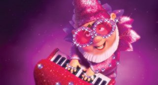 Una scena del film Gnomeo & Juliet col piccolo Paris