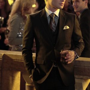 Chuck (Ed Westwick) in una scena dell'episodio Damien Darko di Gossip Girl