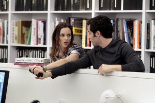Leighton Meester e Penn Badgley al W Magazine nell'episodio Damien Darko di Gossip Girl