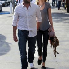 Jason Statham e la fidanzata Rosie Huntington-Whiteley a West Hollywood
