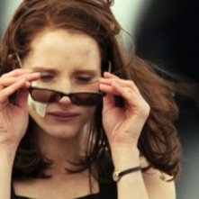 Jessica Chastain in un'immagine del film Il debito