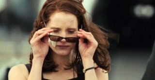 Jessica Chastain in un'immagine del film Il debito