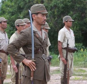 Yutaka Takenouchi in una scena del film Oba: The Last Samurai