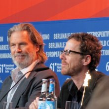 Berlinale 2011: Jeff Bridges presenta il film Il Grinta insieme al regista Ethan Coen