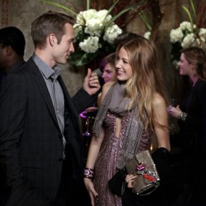 Ben (David Call) e Serena (Blake Lively) nell'episodio Panic Roommate di Gossip Girl