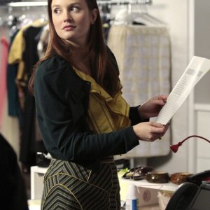 Leighton Meester in una scena dell'episodio Panic Roommate di Gossip Girl