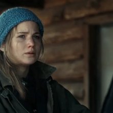 Jennifer Lawrence in un primo piano tratto dal film Winter's Bone.