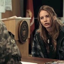 Jennifer Lawrence in una sequenza del film Winter's Bone