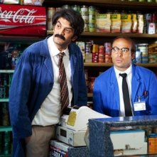 Eric Judor e Ramzy Bedia in una scena del film Halal police d'état