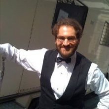 Michael Stuhlbarg sul set di Hugo Cabret