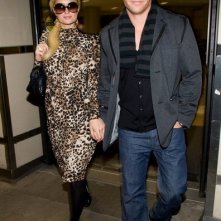 Paris Hilton e Waits Cy arrivano al Los Angeles International Airport