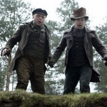 Andy Serkis e Simon Pegg, protagonisti del film Burke and Hare
