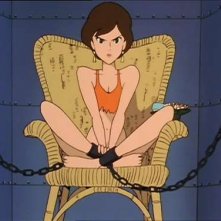 Fujiko (Margot) in una scena del 145esimo episodio de Le nuove avventure di Lupin III