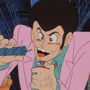 Lupin III in una scena de Il tesoro di Al Capone della serie Lupin, l'incorreggibile Lupin