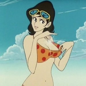 Una sequenza sexy de Le nuove avventure di Lupin III