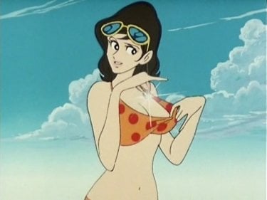 Una sequenza sexy de Le nuove avventure di Lupin III