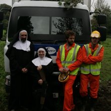 John Lynch, Cornelius Clarke, Lochlainn O'Mearain e Cian Barry, protagonisti del film Holy Water