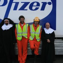 John Lynch, Cornelius Clarke, Lochlainn O'Mearain e Cian Barry in un'immagine del film Holy Water