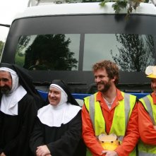John Lynch, Cornelius Clarke, Lochlainn O'Mearain e Cian Barry nel film Holy Water