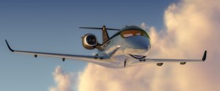 Un'immagine promo dell'aereo Siddeley, da Cars 2