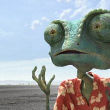 Un'immagine del protagonista di Rango