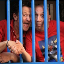 Enzo Salvi e Maurizio Battista, protagonisti di Una cella in due