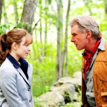 Harrison Ford con Rachel McAdams in una scena del film Morning Glory