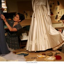 Federica De Cola ed Alessandra Mastronardi nella fiction Atelier Fontana - Le sorelle della moda