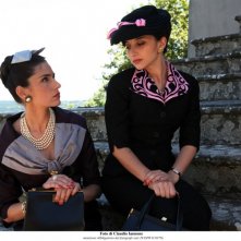 Federica De Cola ed Anna Valle nella fiction Atelier Fontana - Le sorelle della moda