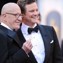 Colin Firth E Geoffrey Rush Sul Red Carpet Degli Oscar 2011 Entrambi Nominati Per Il Discorso Del Re 194729