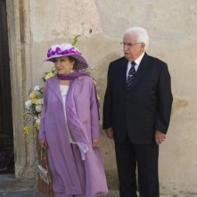 Valeria Valeri e Bruno Gambarotta in una scena dell'episodio Matrimonio con delitto della serie Il commissario Manara