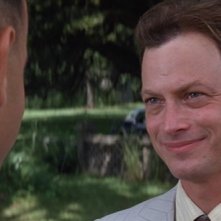 Gary Sinise in una scena del film Forrest Gump (1994)