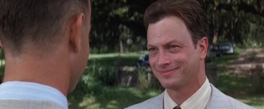 Gary Sinise in una scena del film Forrest Gump (1994)