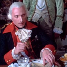 Jeffrey Jones in una scena del film Amadeus (1984)