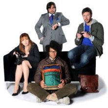 The IT Crowd: una foto promozionale del cast della quarta stagione
