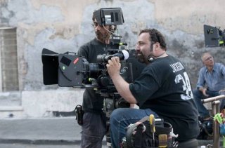 Massimiliano Bruno sul set del suo Nessuno mi può giudicare