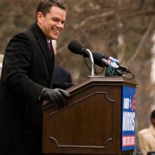 Matt Damon in un'immagine del film I guardiani del destino