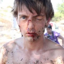 Damiano Russo sul set del cortometraggio Ice Scream