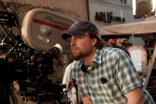 Mikael Håfström sul set di The Rite