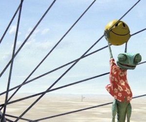 Una scena tratta dal film Rango