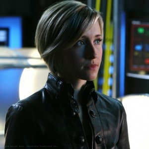 Chloe (Allison Mack) in una scena dell'episodio Collateral di Smallville