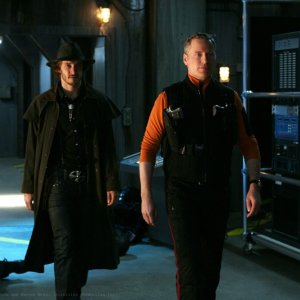 Deadshot (Bradley Stryker) e Rick Flagg (Ted Whittall) nell'episodio Collateral di Smallville
