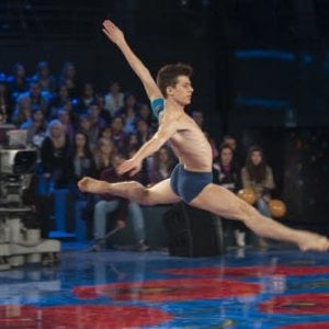 Amici 10: Denny Lodi durante una performance del programma.