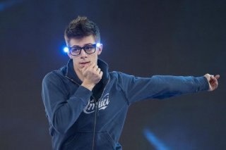 Denny Lodi, ballerino vincitore della decima edizione di Amici durante una puntata del programma